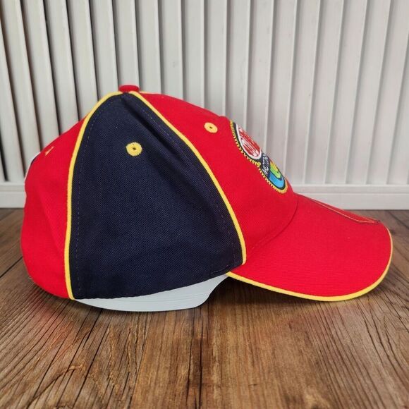 Du Pont Motorsports Jeff Gordon #24 Hendrick Strapback Hat Cap Racing Red NASCAR - Picture 4 of 10